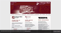Desktop Screenshot of hilzinger-thum.de